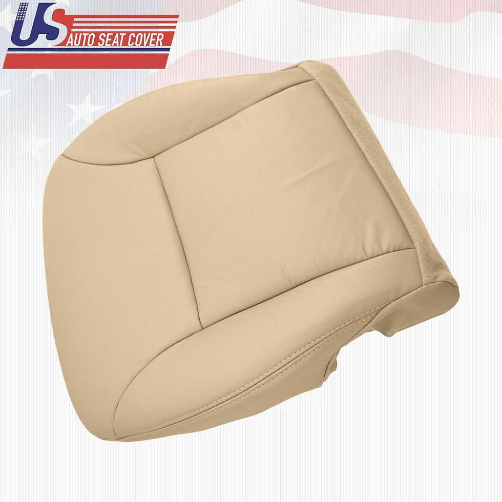 Thumbnail: Fits 2002-2006 Lexus ES300-ES330 Driver Bottom Leather Seat Cover Tan