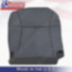 1998-2002 Dodge Ram 1500 2500 3500-WT Pasenger Bottom Cloth Seat Cover Dark gray