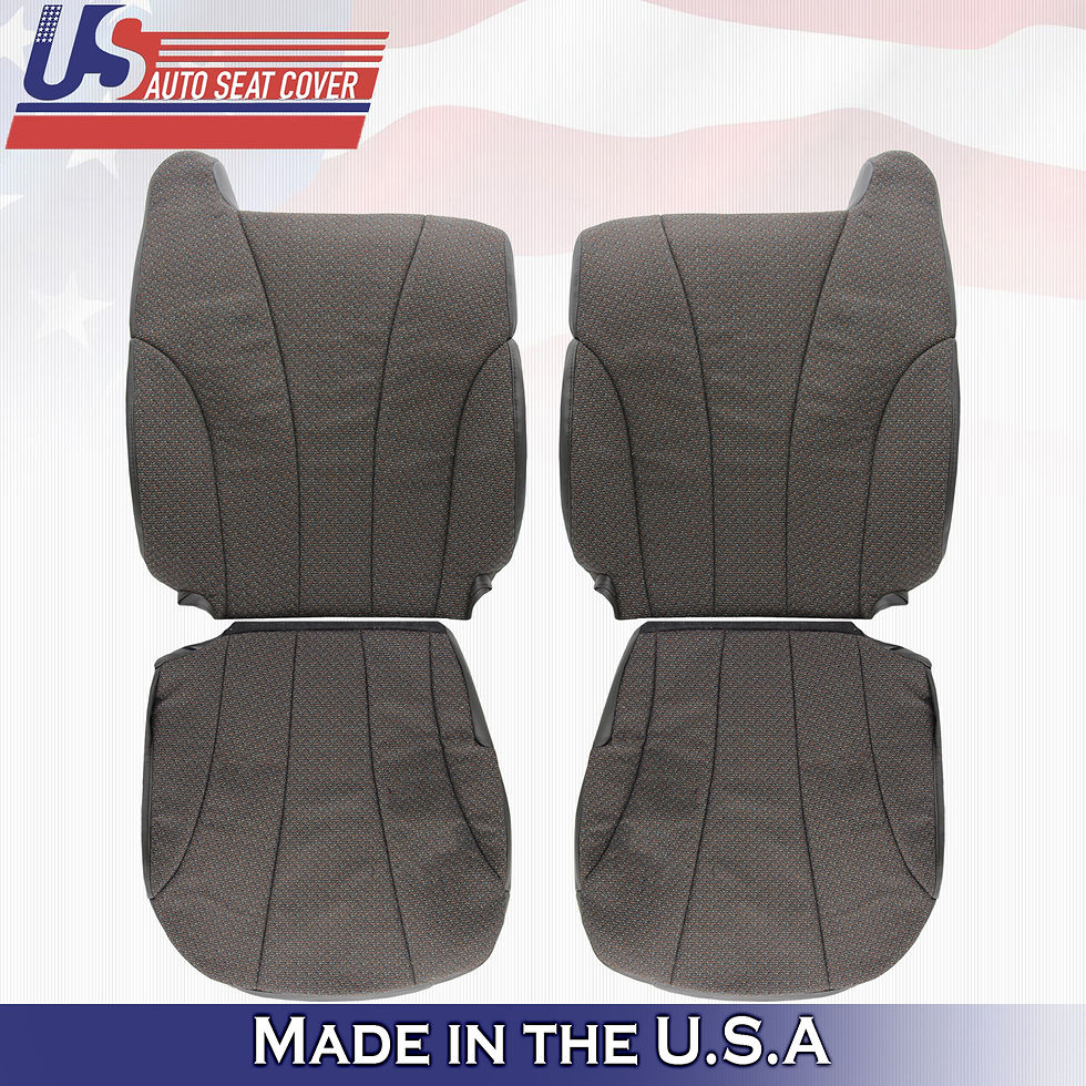 OEM-Style Medium Neutral Tan Cloth Driver Side Bottom Seat Cover For 1999-2002 Chevy Silverado 1500 & 2500