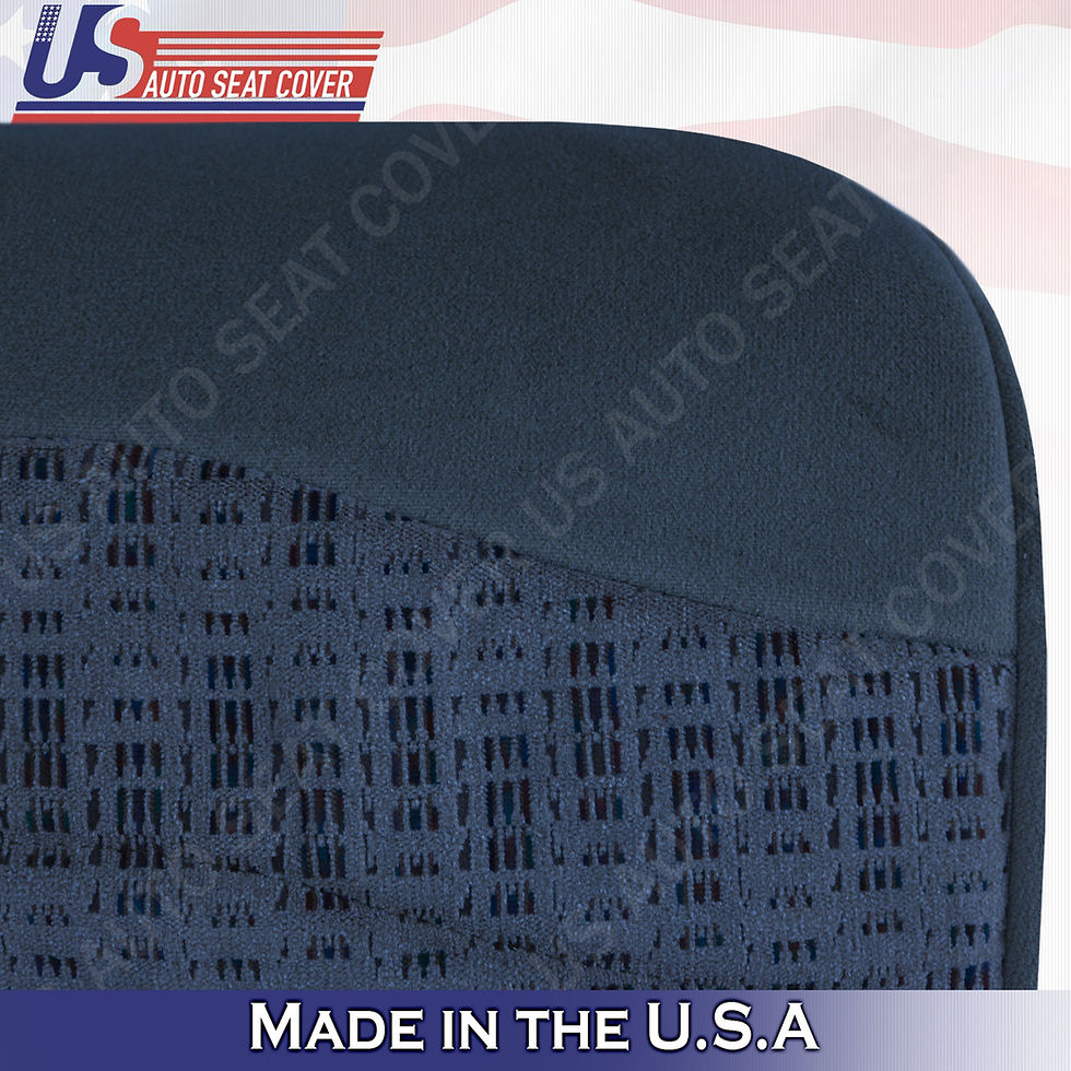 Thumbnail: 1999-2000 Ford F250 F350 F450 XLT Passenger Bottom Cloth Seat Cover Blue