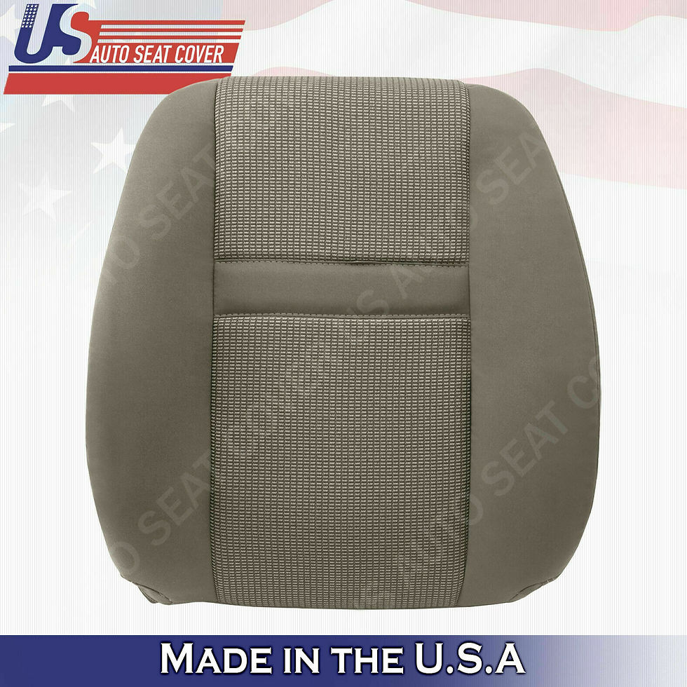 Thumbnail: 2006- 2008 Dodge Ram 2500 Front row set uppers/lowers Tan cloth seat cover