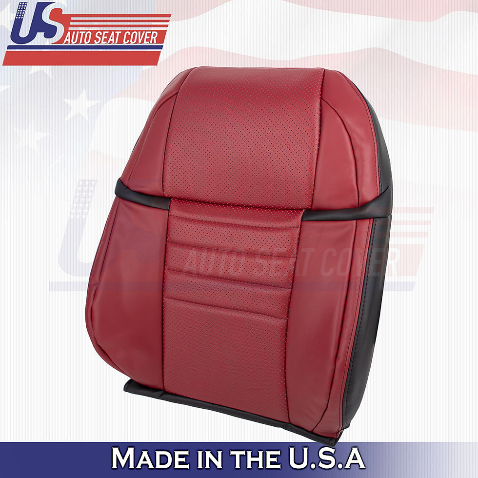 Thumbnail: 2017-2020 Lexus GS350 F Sport Passenger Top Leather Cover Red