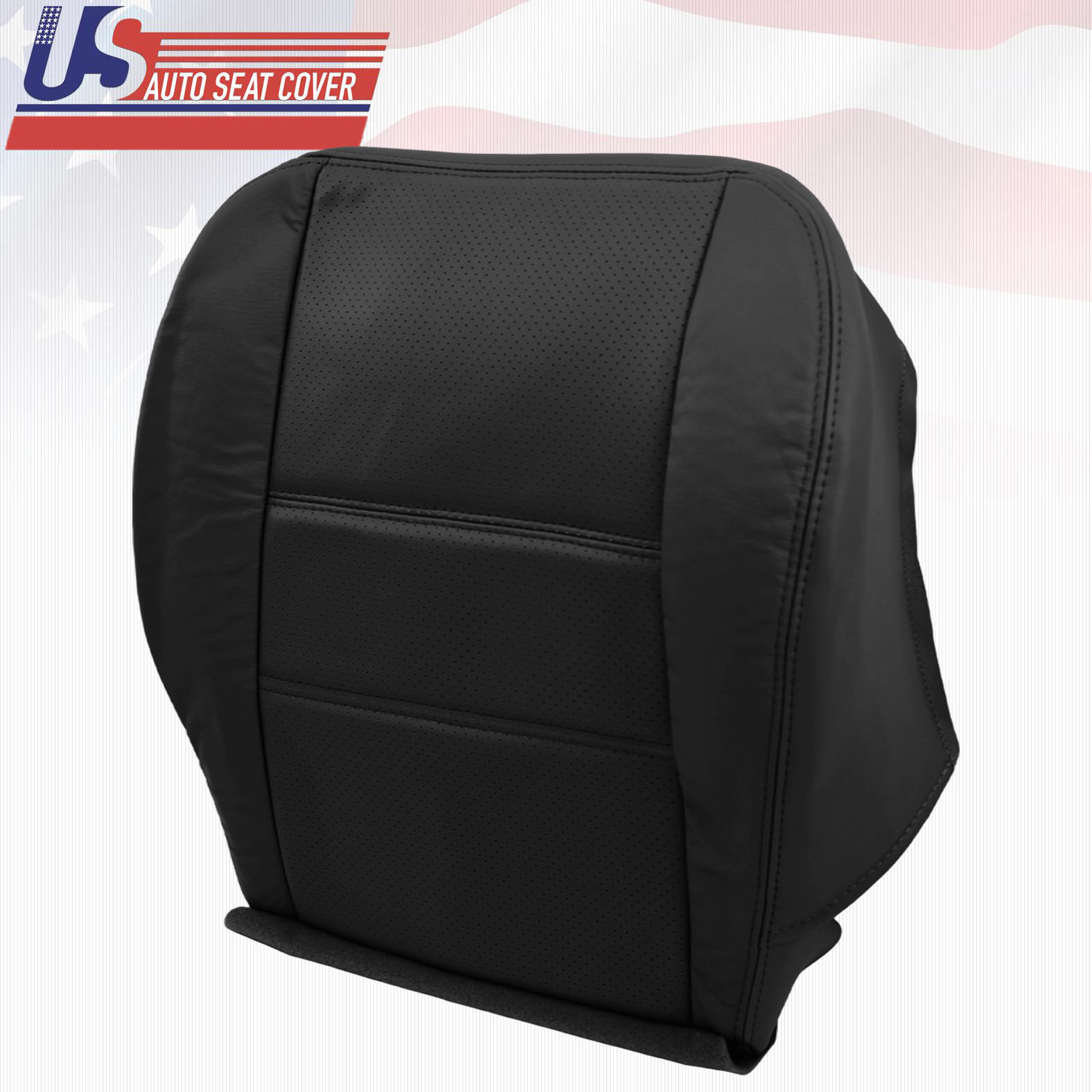 2001-2004 Nissan Pathfinder PASSENGER Bottom Leather Perforated Seat Cover Black