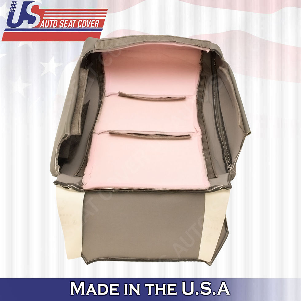 Thumbnail: For 1998-2007 Toyota Land Cruiser Front Set Driver-Passenger Leather Covers Tan