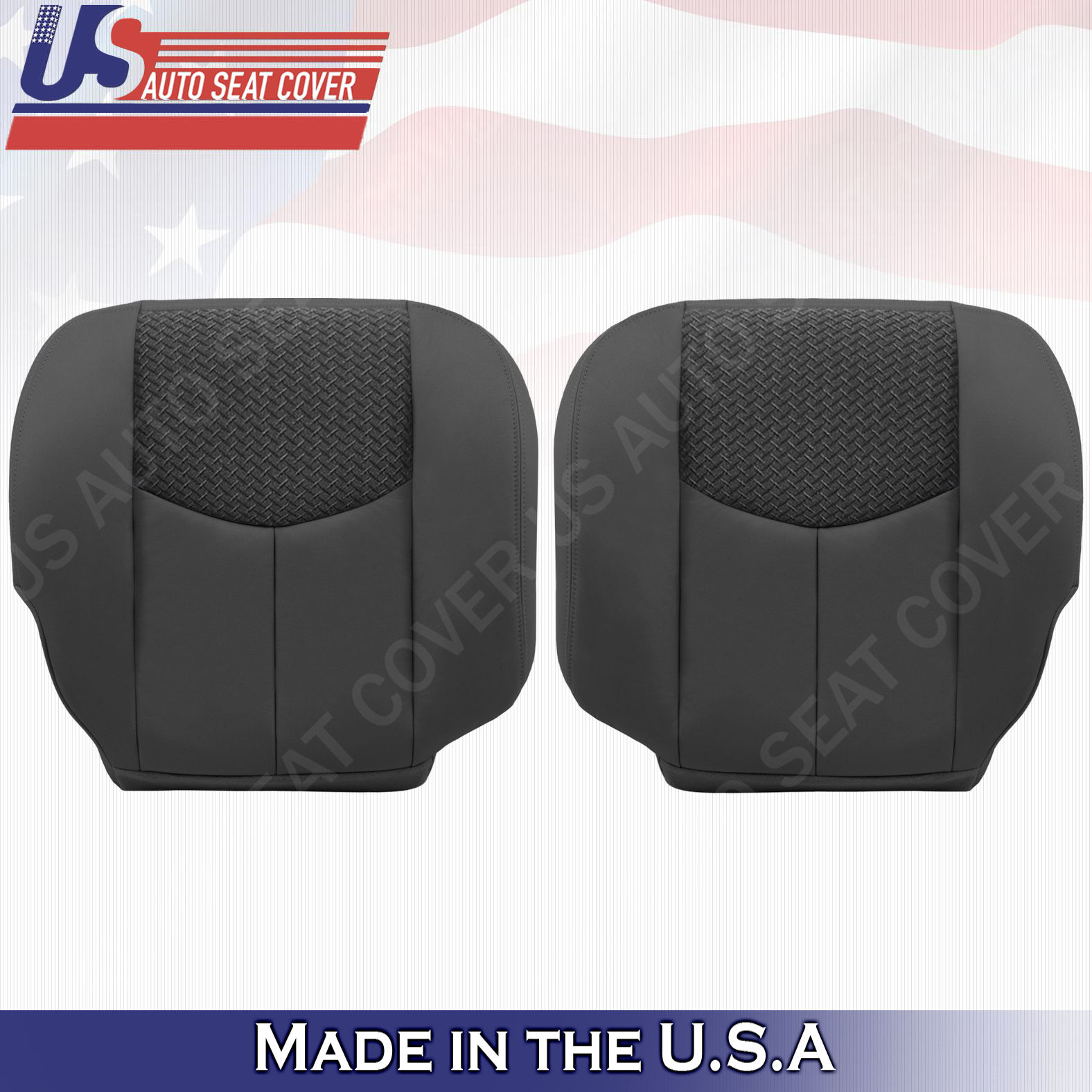 2003-2006 Chevy Avalanche D & P Bottoms Leather/Cloth Cover Dark Gray