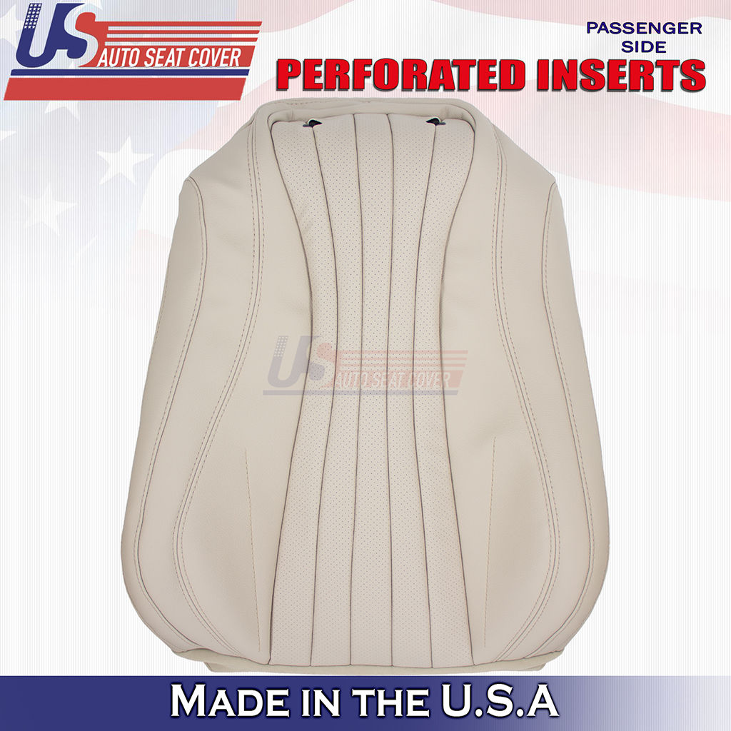 2017 to 2020 Mercedes Benz E400 Passenger Top Vinyl Seat Cover Light Tan