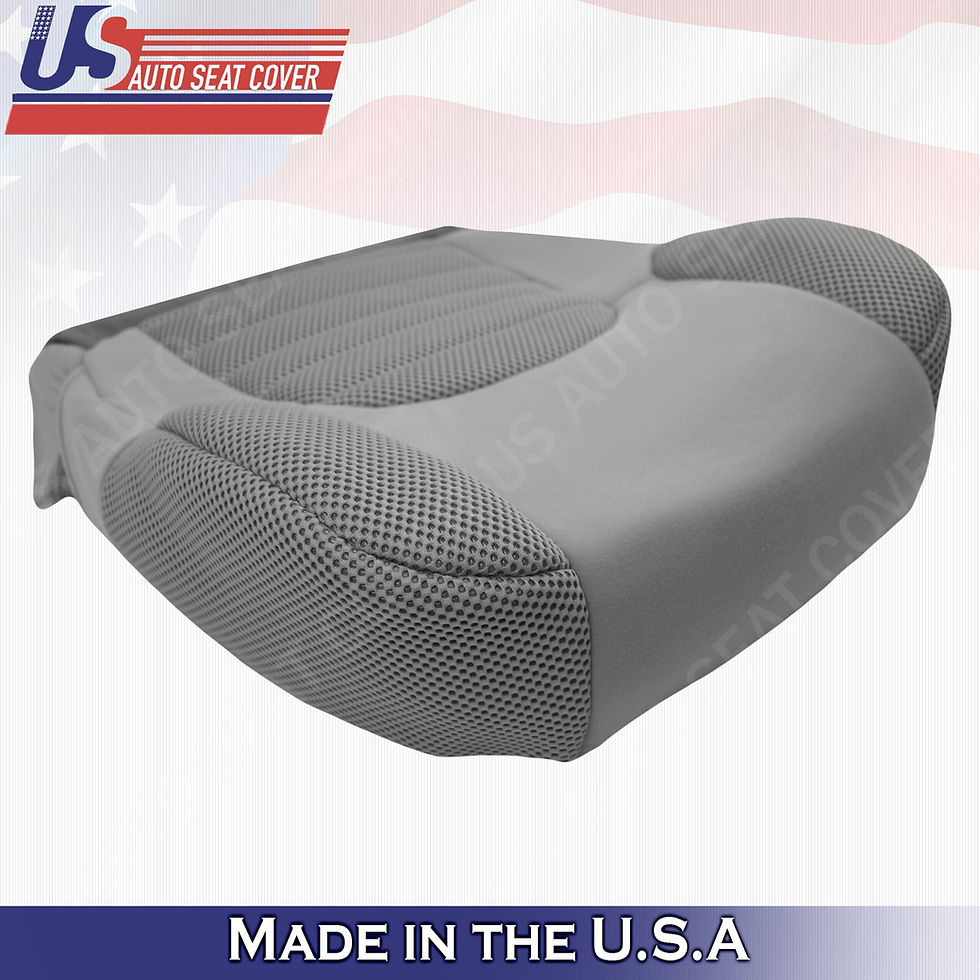 Thumbnail: 2007- 2015 Nissan Pathfinder Passenger Bottom Cloth seat covers in gray