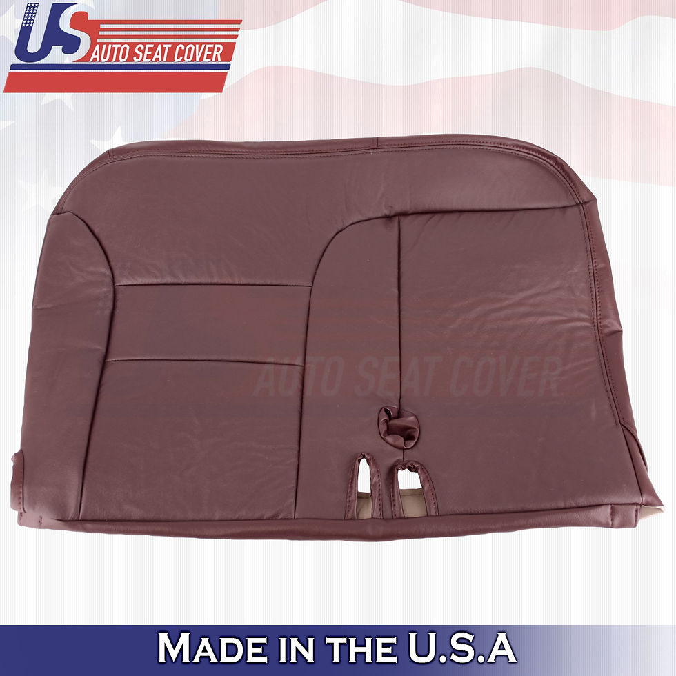 Thumbnail: 1995-1996 Chevy Tahoe Suburban Driver Side Leatherette Bottom Seat Cover