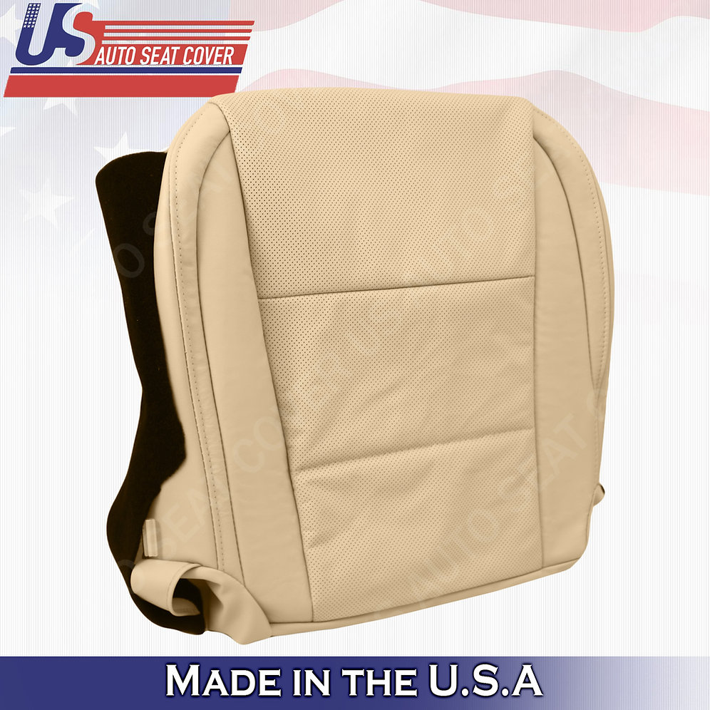 Passenger Bottom Perforated Tan Leather Seat Cover for 20132017 Lexus
