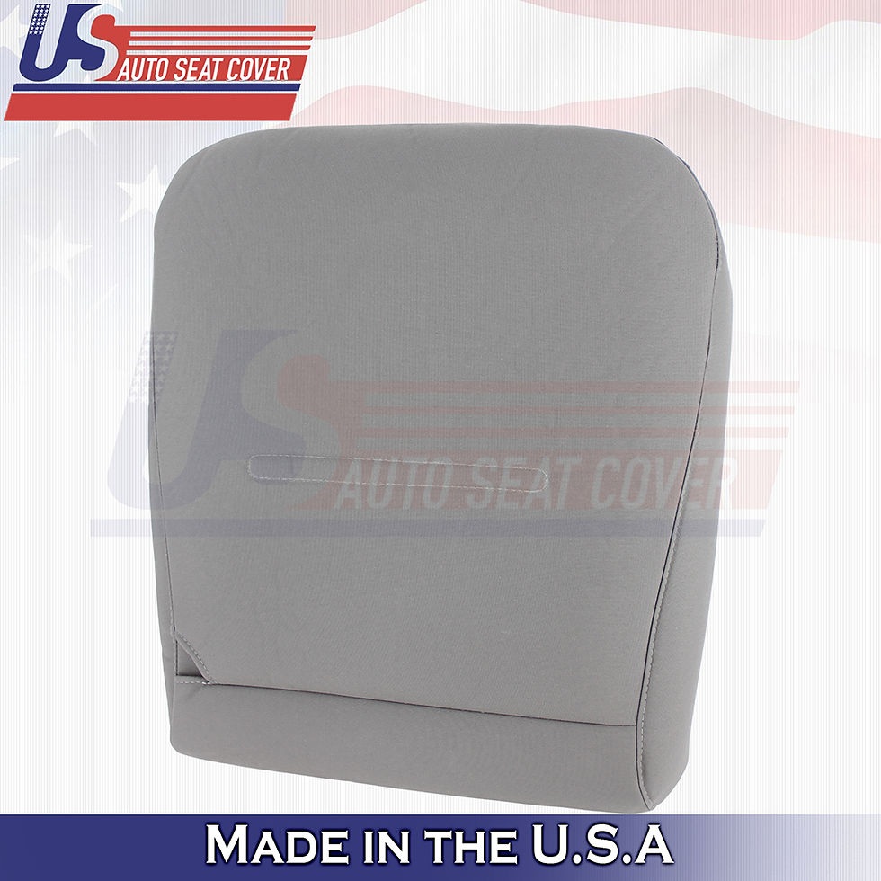Thumbnail: 2002-2007 Ford F250 XL Driver/Passenger Bottom Cloth seat Covers Gray