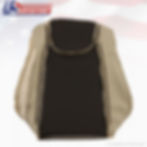 Thumbnail: For 2010 to 2015 Lexus RX350 Front Set Perforated Leather Seat Cover Tan