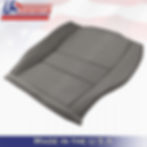 Thumbnail: Driver Bottom Leather Seat Cover Gray For Honda CR-V 2007-2011