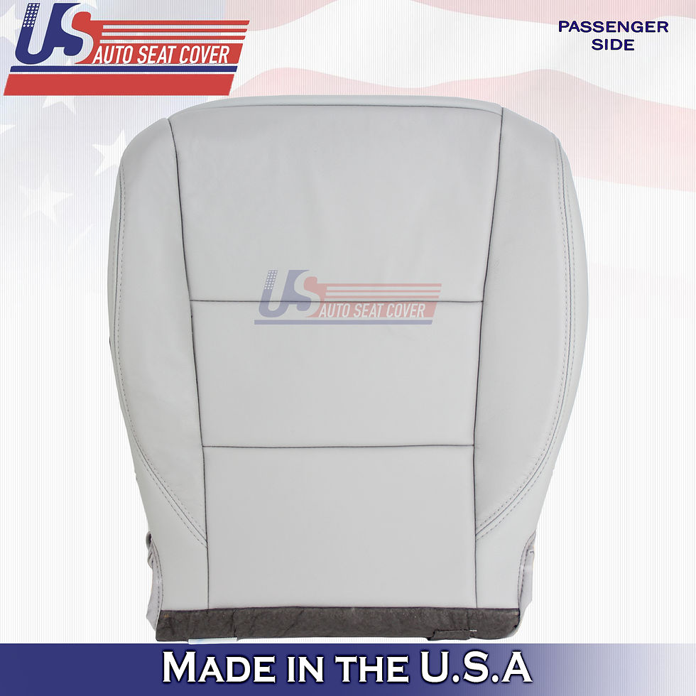 2016-2020 Toyota Sienna Passenger Bottom Leather seat cover Gray