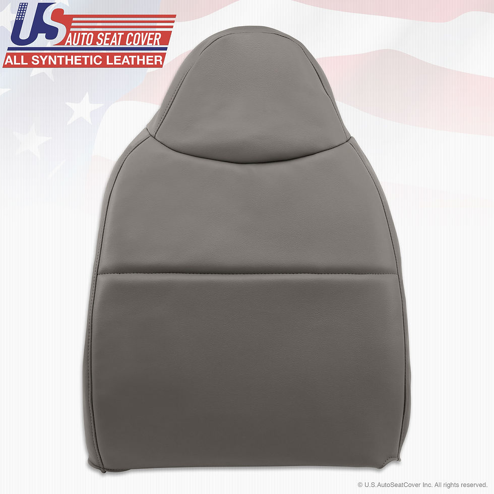 2008-2010 Ford F550 XL Work Truck Passenger Top Vinyl Seat Cover Gray