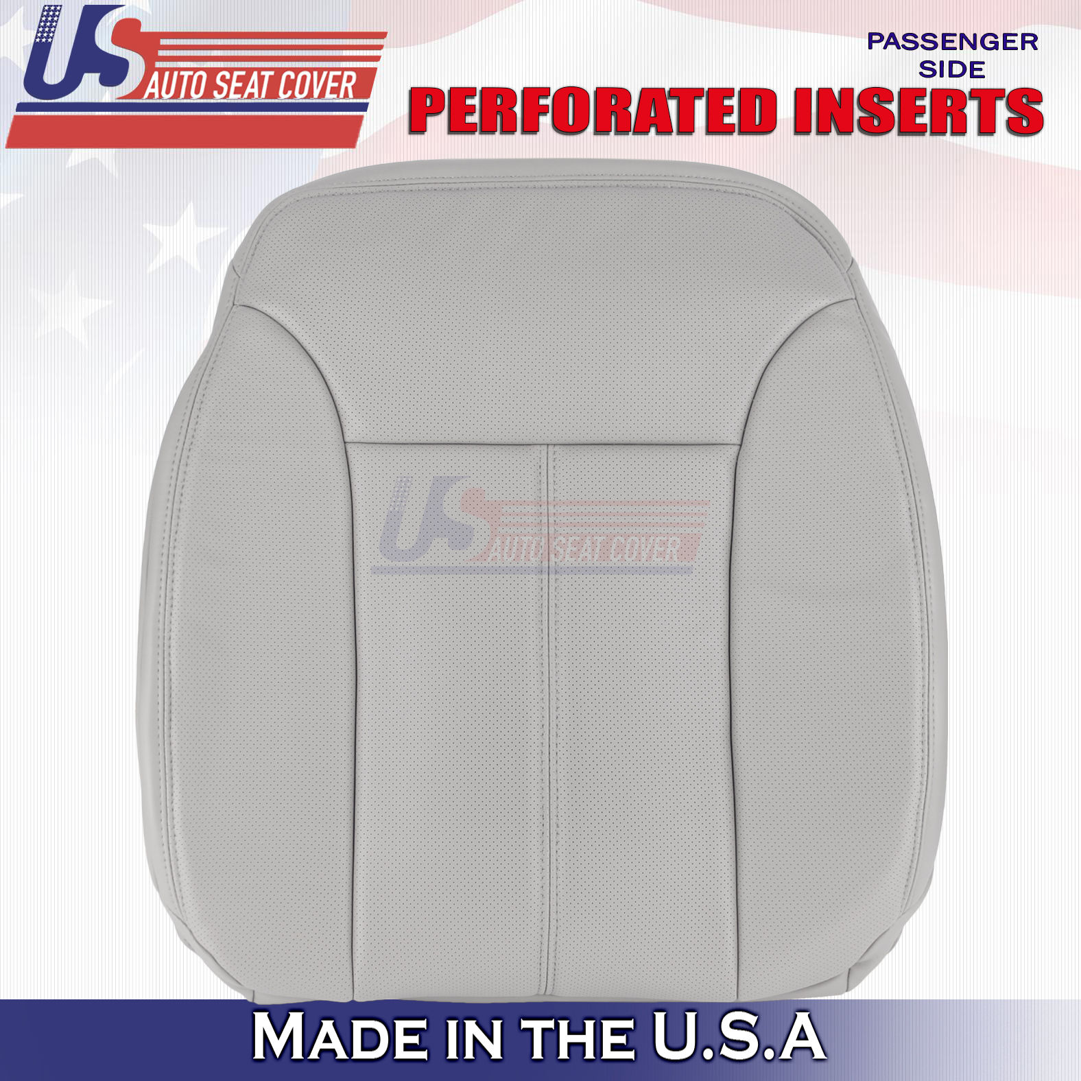 2007-2009 Mercedes GL450 Passenger Top Leather seat Cover Gray
