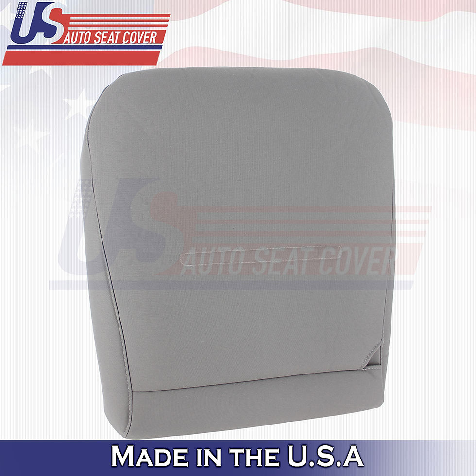 Thumbnail: 2002-2007 Ford F250 XL Driver/Passenger Bottom Cloth seat Covers Gray