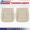 Thumbnail: 2006-2010 Volkswagen Jetta Driver/Passenger Bottom Leather Seat Cover Light Tan
