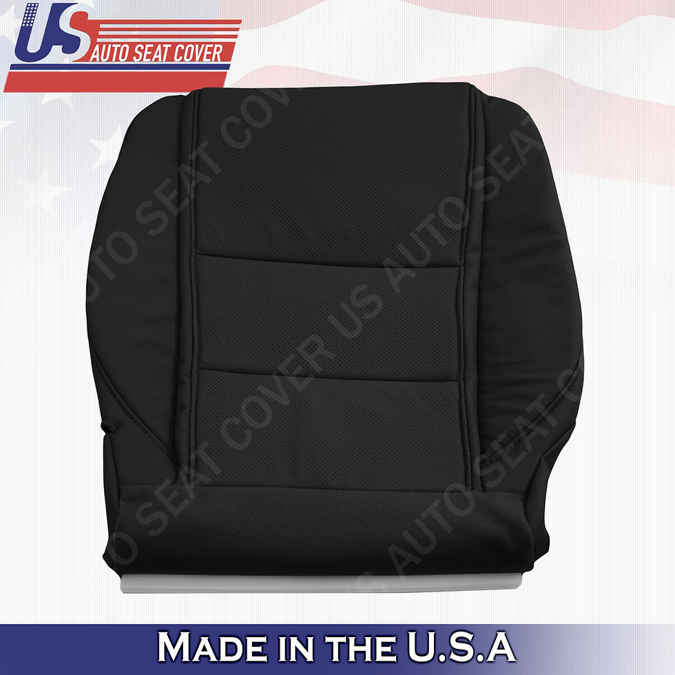 Thumbnail: Driver Perforated Bottom Black Leather fits 2009-2014 Acura TL