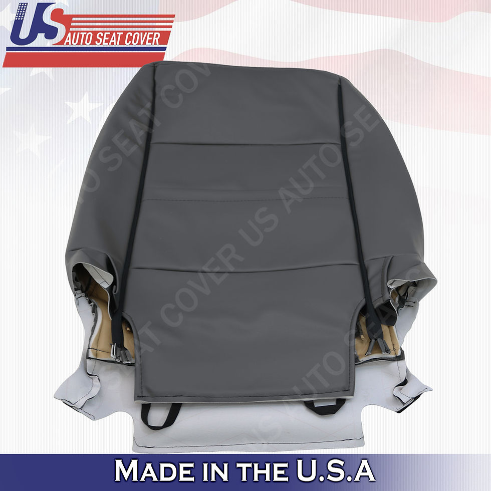 Thumbnail: 2005 2006 Toyota sequoia Driver Top leather in dark charcoal seat cover