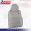 Thumbnail: 2005-2009 Ford Ranger Driver/Passenger Top Vinyl seat Covers Gray Perf