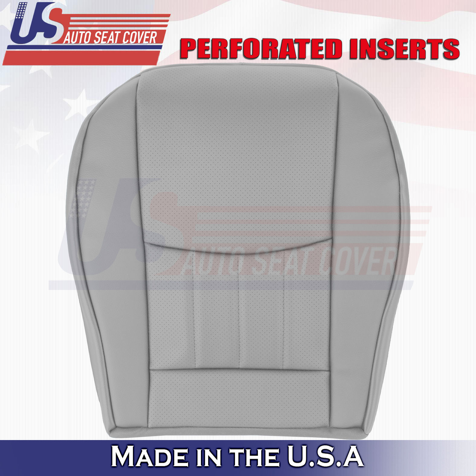 2006 2007 Mercedes Benz C280 Driver Bottom Leather seat Cover Gray
