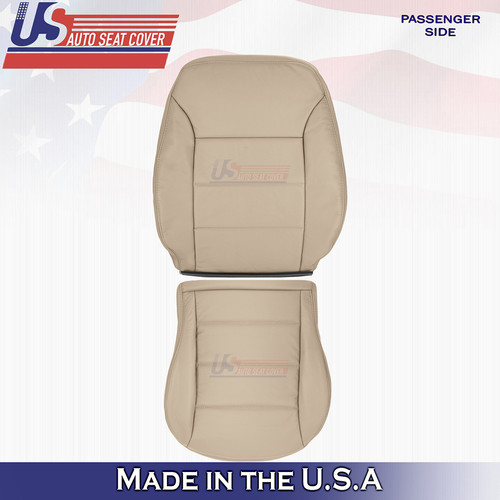 US Auto Seat Cover Inc Leather Bottom Seat Cover For Lexus RX300 Passenger (1999-2003) – Ivory, Fits Heated & Power Seats