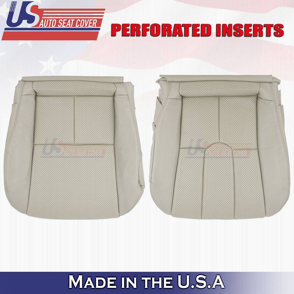2003-2007 Infiniti G35 Coupe Driver Passenger Bottom Leather Cover Tan