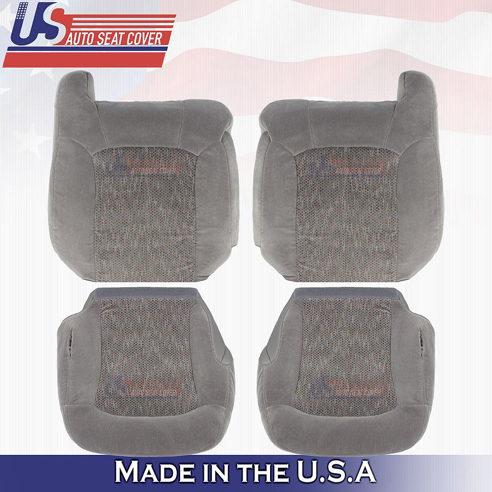 20002002 Chevy Suburban Driver/Passenger Top/Bottom Cloth seat Covers