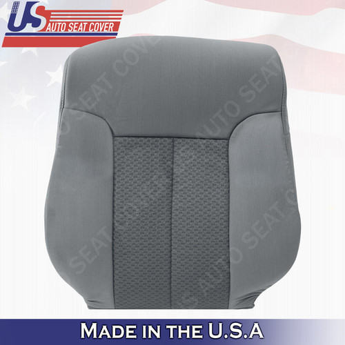 For 20112014 Ford F150 Driver Side Top Cloth Seat Cover Steel Gray