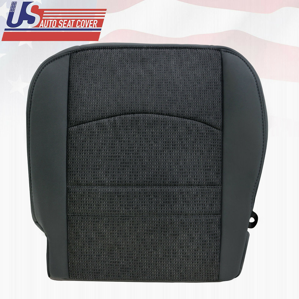 2013 2018 Dodge Ram SLT Outdoorsman Passenger Bottom Cloth Seat Cover Dark Gray usautoseatcover