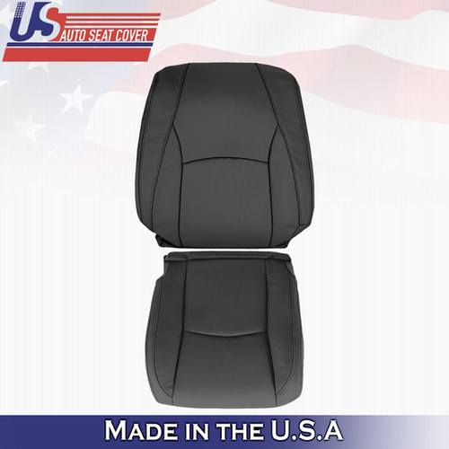 Driver Side BottomTop Leather Seat Cover Black For 2006 2007 2008 Lexus RX400h usautoseatcover