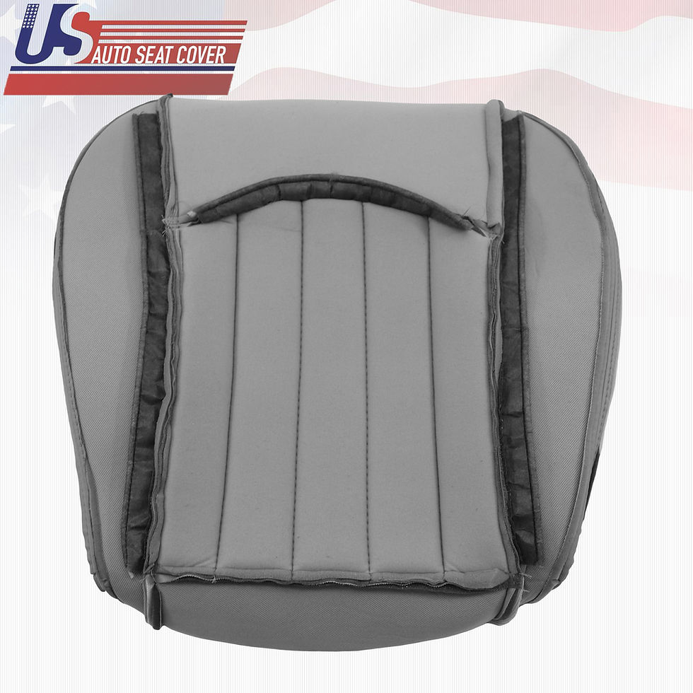 Thumbnail: 2002-2008 Jaguar X-Type Driver Bottom Leather Seat Cover Black