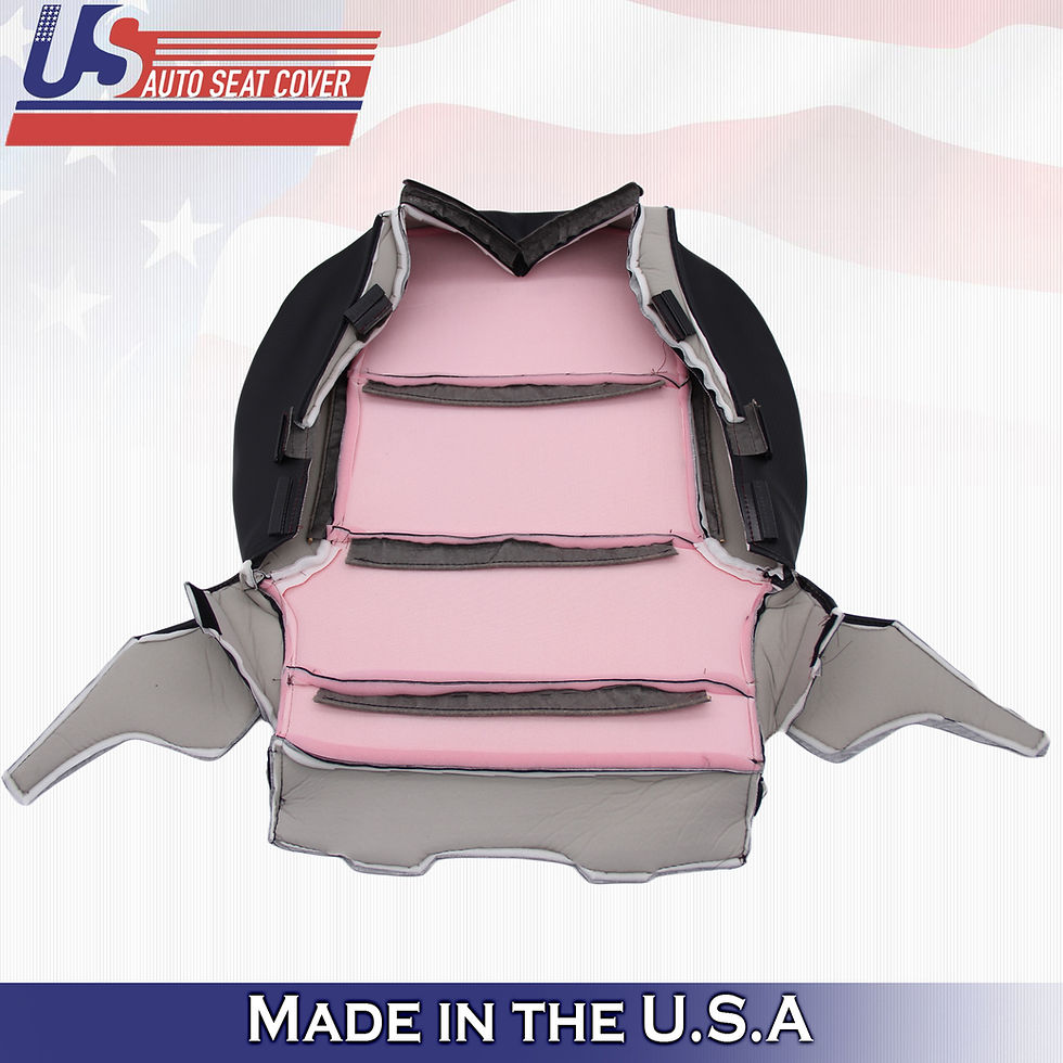 Thumbnail: 2014 - 2019 GMC Sierra All-Terrain Driver Bottom Leather Seat Cover J