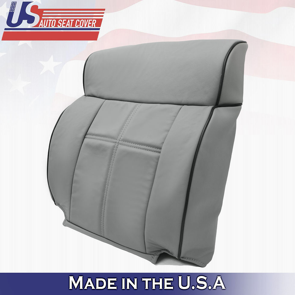 Thumbnail: 2006-2008 Lincoln Mark LT - Passenger Top Leather Replacement Cover GRAY