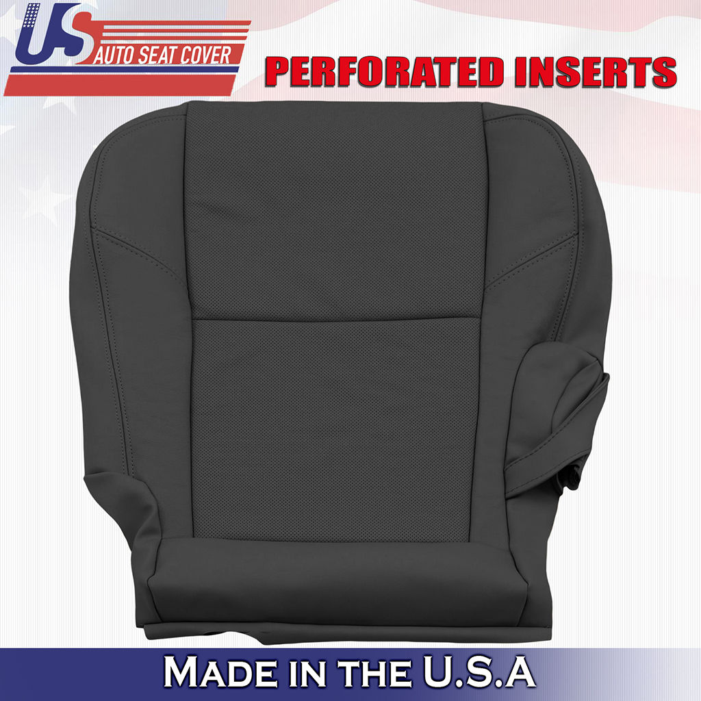 2007-2014 Cadillac Escalade 2nd Row Driver Side Bottom Leather Cover Black