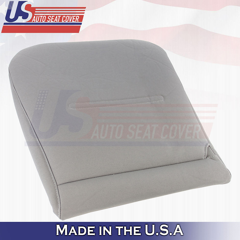 Thumbnail: 2002-2007 Ford F250 XL Driver/Passenger Bottom Cloth seat Covers Gray