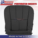 2003-2007 Infiniti G35 Coupe Driver Bottom Leather Cover Black