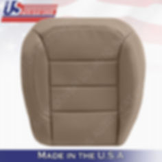 For 2012- 2015 Mercedes Benz ML250 Passenger Bottom Perforated Leather Cover Tan
