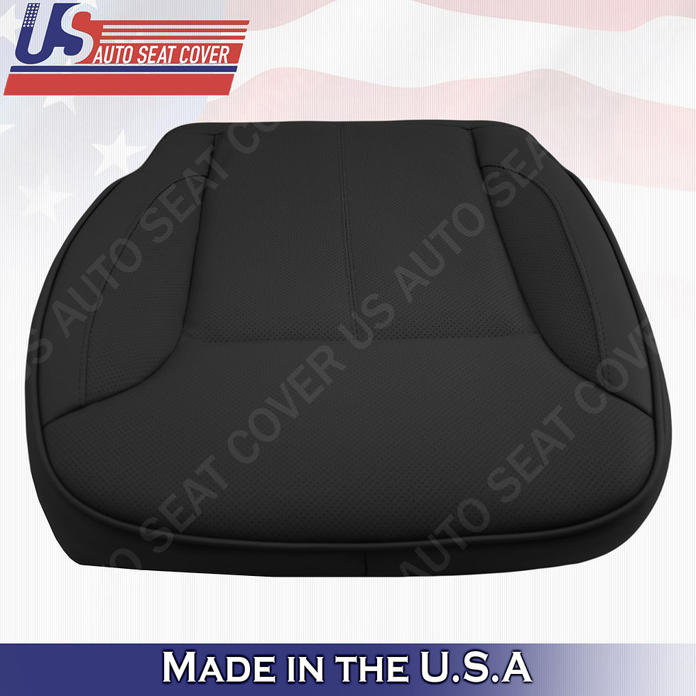 Thumbnail: For 2007-2012 Mercedes Benz GL450 Pasenger Bottom Perforated Leather Cover Black