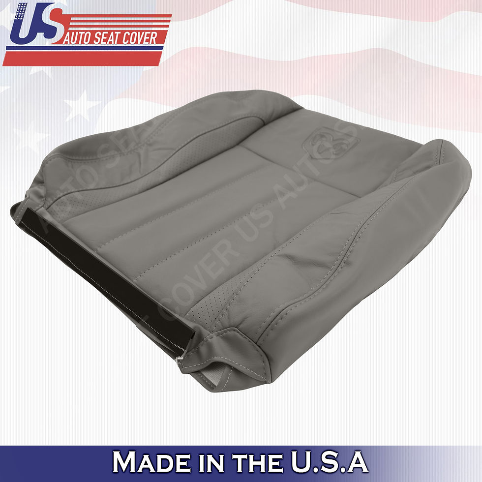 Thumbnail: 2006 -2009 Dodge Ram 2500 3500 Laramie Front Top(2) Bottom(2) Leather Cove Khaki