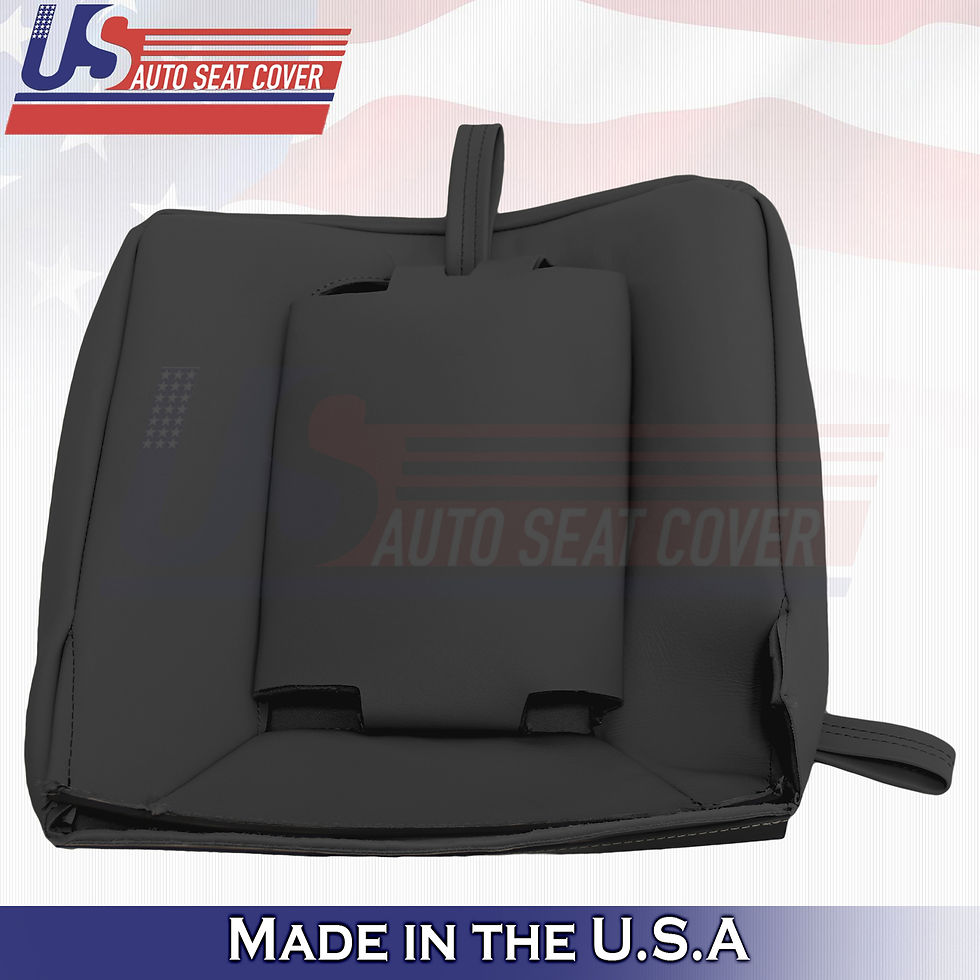 1999 -2002 Chevy Silverado REAR Center Console Armrest Synthetic Cover Graphite