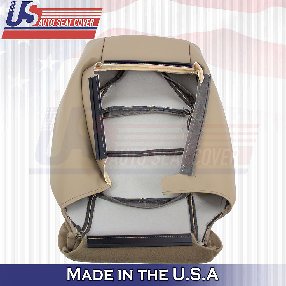 Thumbnail: 2002 2003 Acura TL Type S Driver Bottom & Top Leather Cover Tan