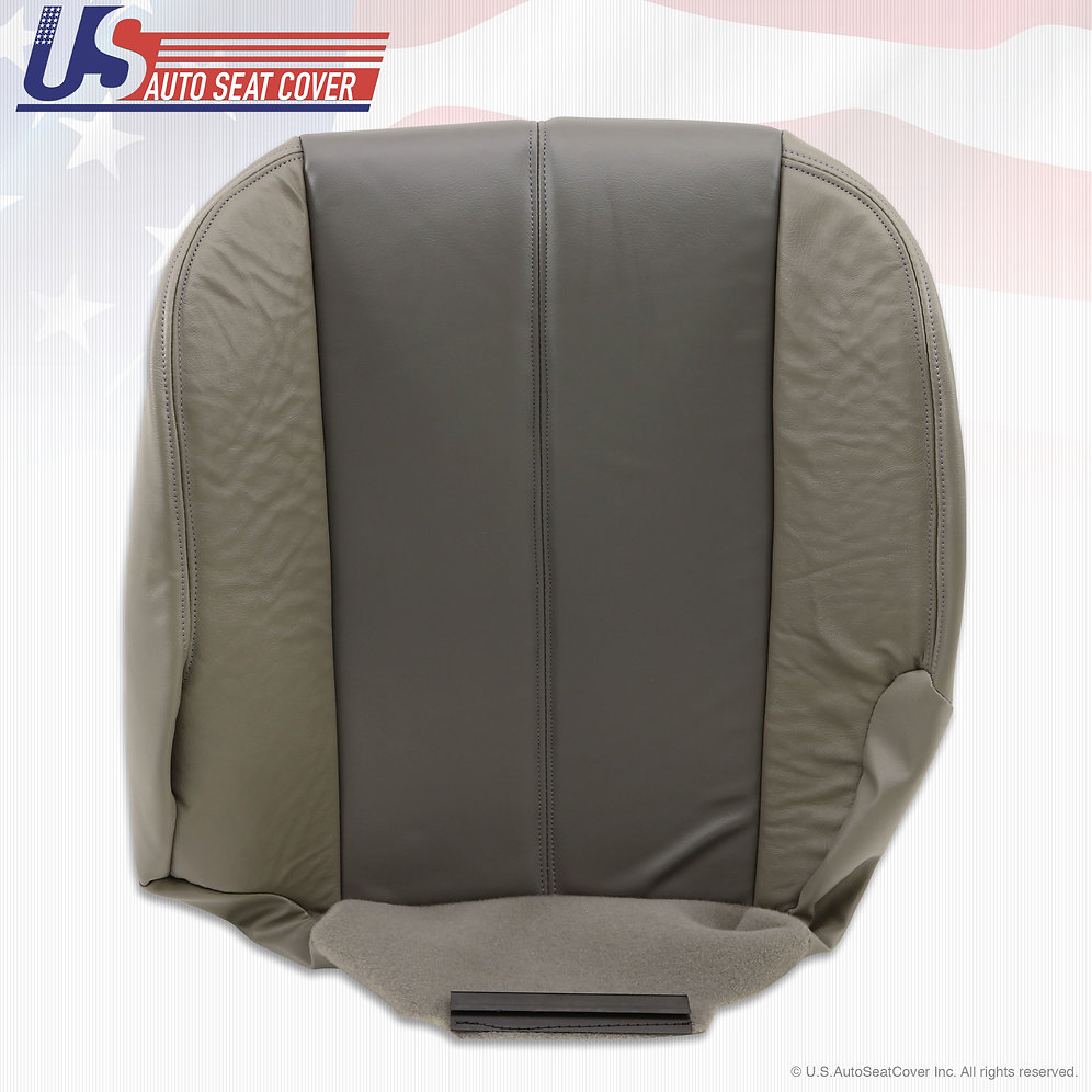 2002 GMC Yukon Denali Bottoms Two Tone Gray Leather seat cover