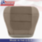 2001-2003 Ford F150 XLT PASSENGER Bottom Cloth Seat Cover Med Parchment Tan