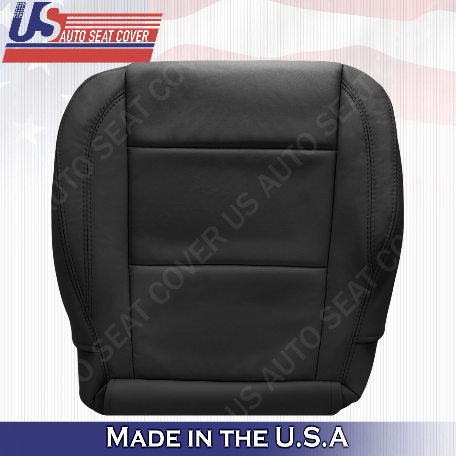 For 2004 to 2010 Infiniti QX56 Driver Bottom Leather Seat Cover Black