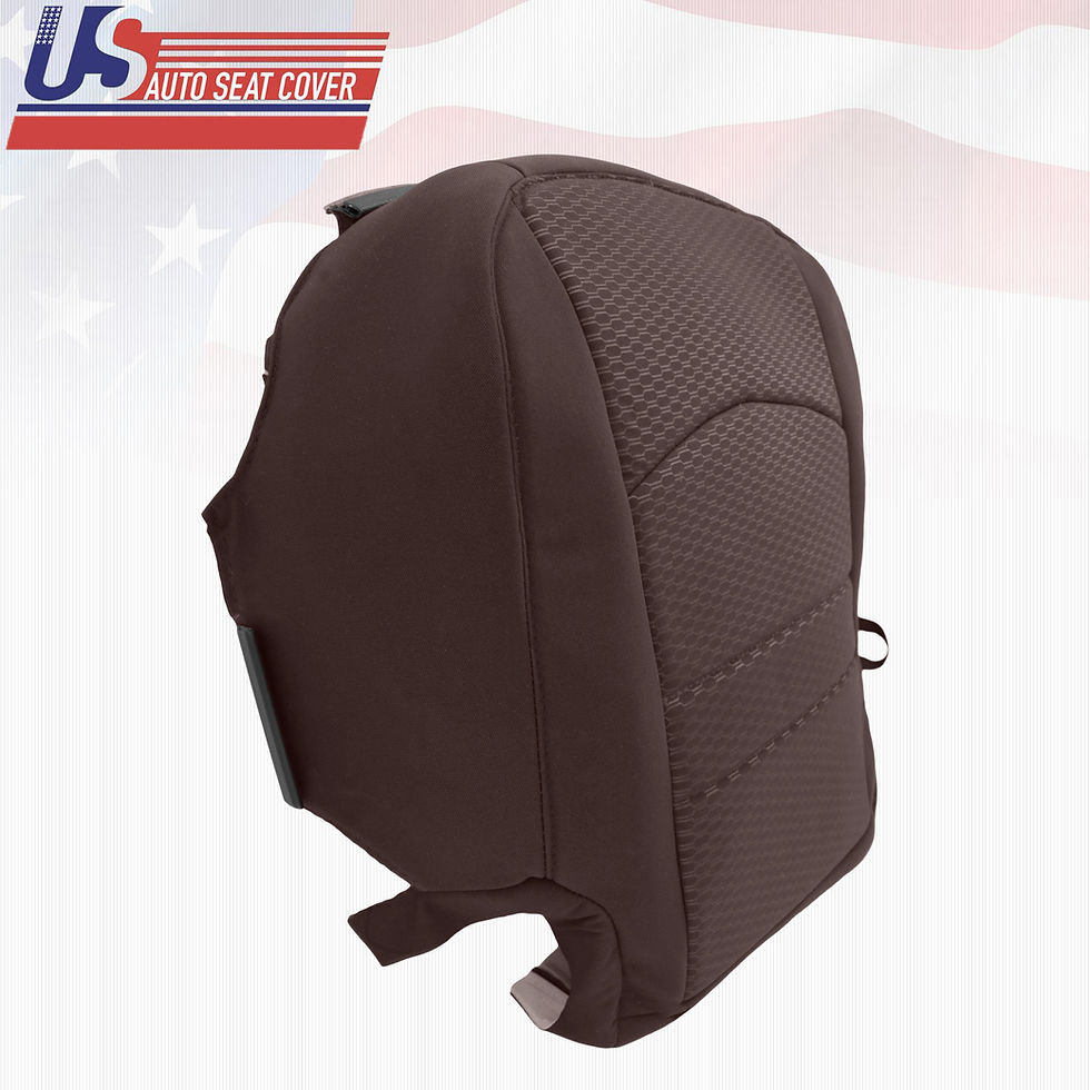 Thumbnail: 2013 - 2018 Dodge Ram 1500 SLT Driver Bottom Cloth Seat Cover Canyon Brown