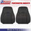 Thumbnail: 2008 to 2013 Cadillac CTS Driver & Passenger Top Leather Seat Cover Black -Perf