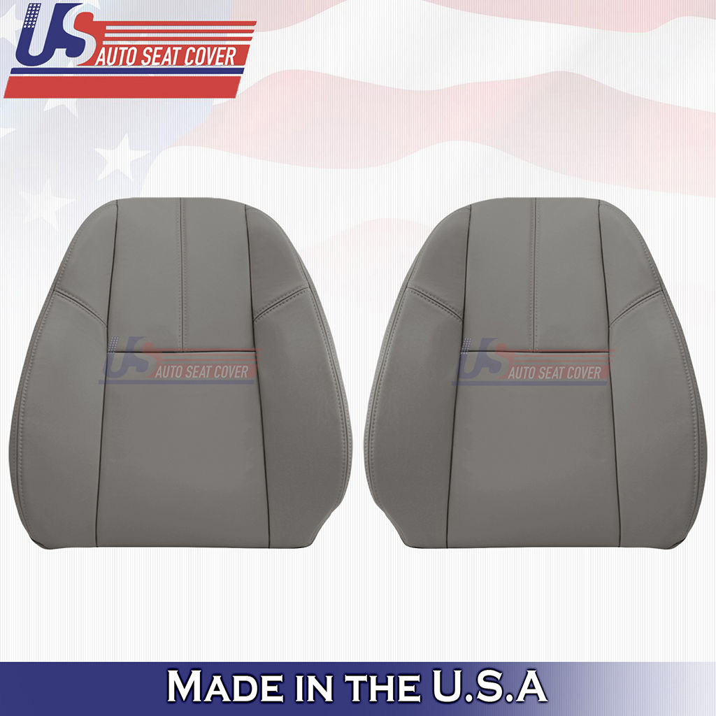 2007 to 2014 Chevy Silverado WT Driver& Passenger Tops Vinyl Cover Dark Gray