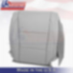 Thumbnail: 2014 to 2019 Toyota Highlander Passenger Bottom Leather Cover Ash Gray