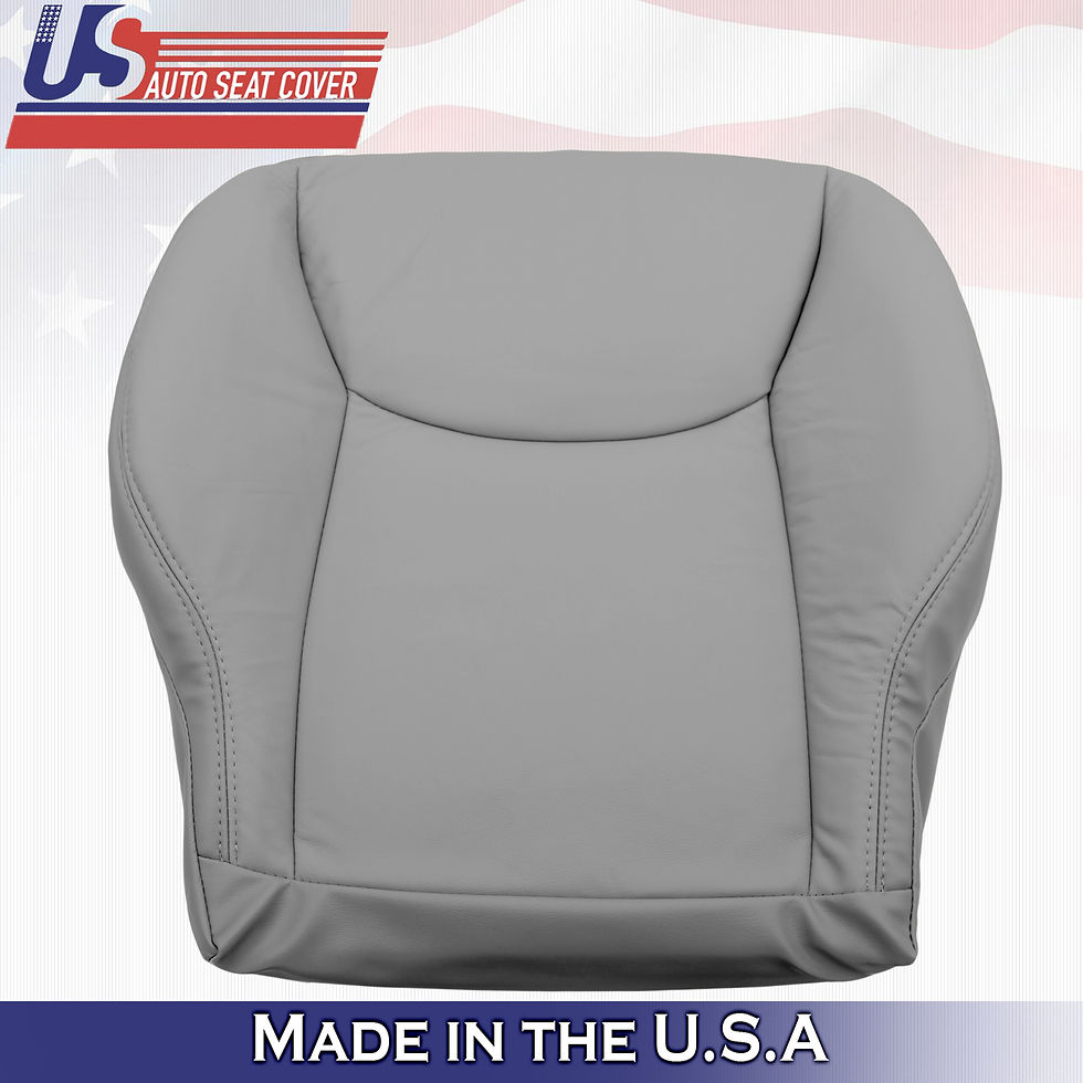 Soillar Driver Bottom Leather Seat Cover For Mercedes-Benz E250 E300 E350 (2010-2013) – Gray